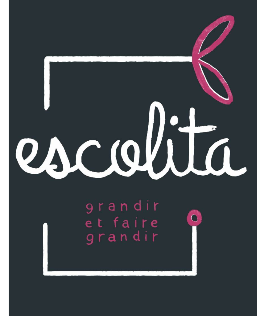 LOGO ESCOLITA BLANC+ROSE